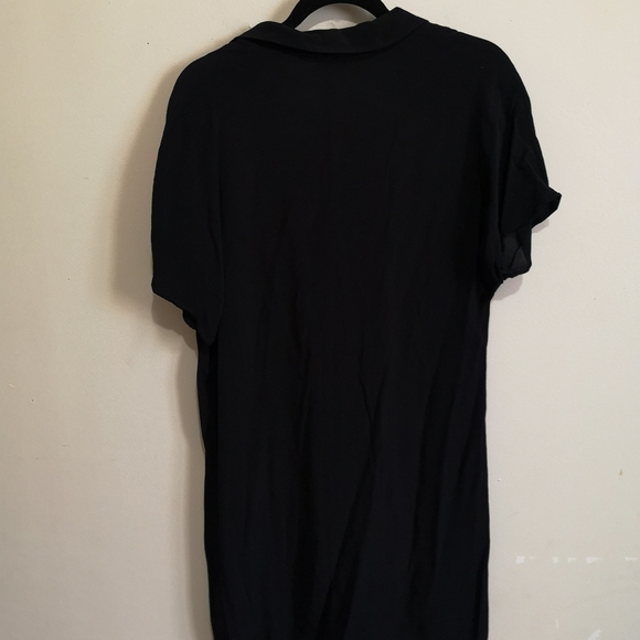 Aritzia Wilfred Free Black Button Down Dress - Picture 8 of 8